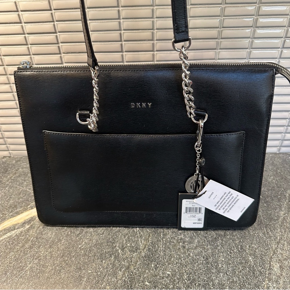 DKNY Bryant Park Large Tote Bag, Black